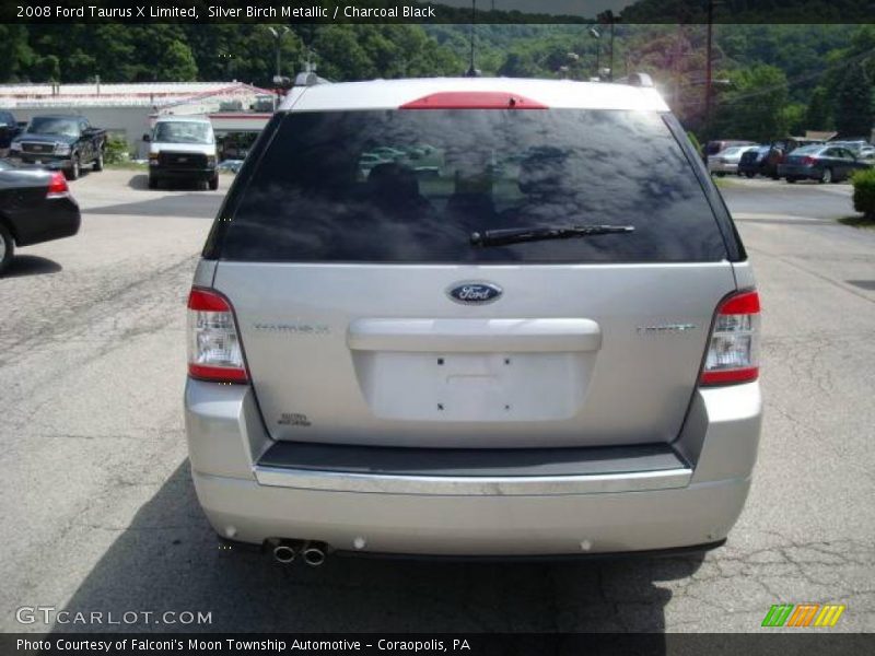 Silver Birch Metallic / Charcoal Black 2008 Ford Taurus X Limited