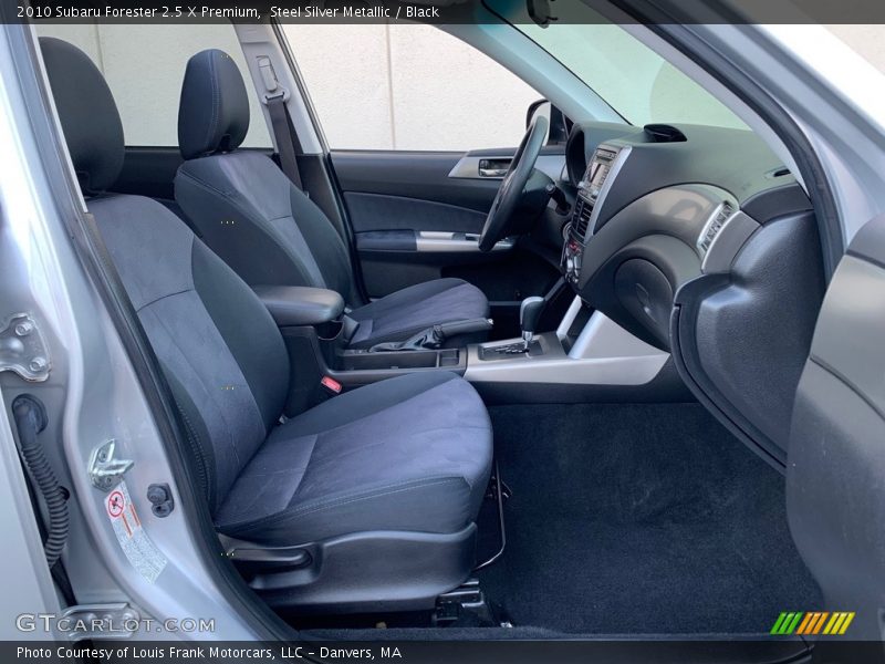 Steel Silver Metallic / Black 2010 Subaru Forester 2.5 X Premium