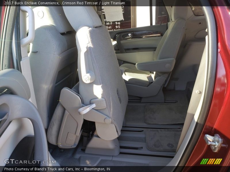 Crimson Red Tintcoat / Light Titanium 2017 Buick Enclave Convenience