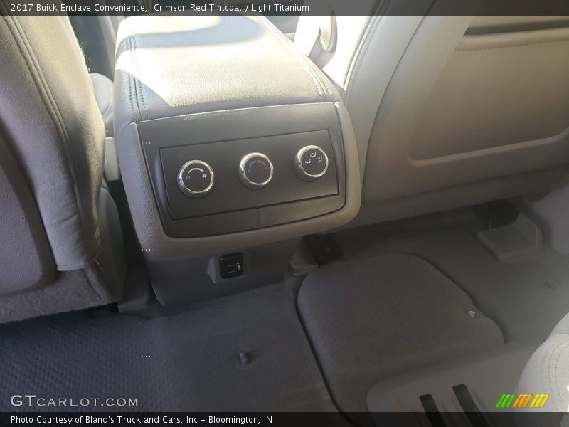Crimson Red Tintcoat / Light Titanium 2017 Buick Enclave Convenience