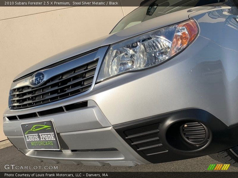 Steel Silver Metallic / Black 2010 Subaru Forester 2.5 X Premium