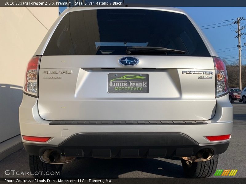 Steel Silver Metallic / Black 2010 Subaru Forester 2.5 X Premium