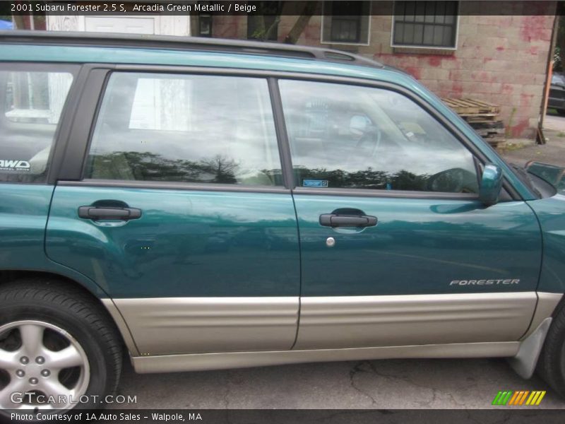 Arcadia Green Metallic / Beige 2001 Subaru Forester 2.5 S
