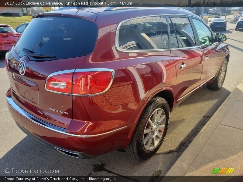 Crimson Red Tintcoat / Light Titanium 2017 Buick Enclave Convenience