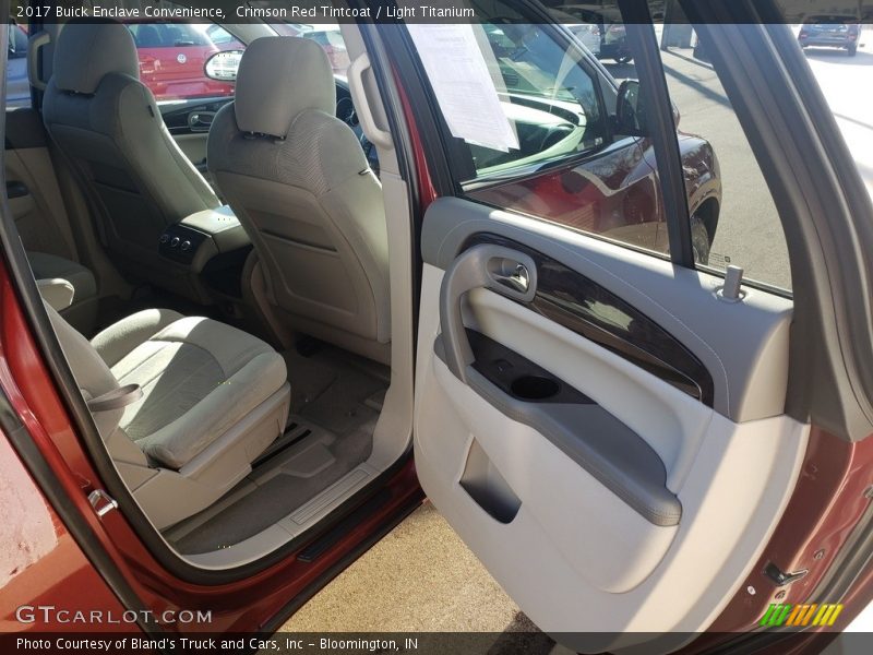Crimson Red Tintcoat / Light Titanium 2017 Buick Enclave Convenience