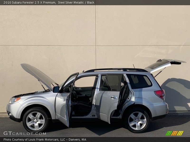Steel Silver Metallic / Black 2010 Subaru Forester 2.5 X Premium