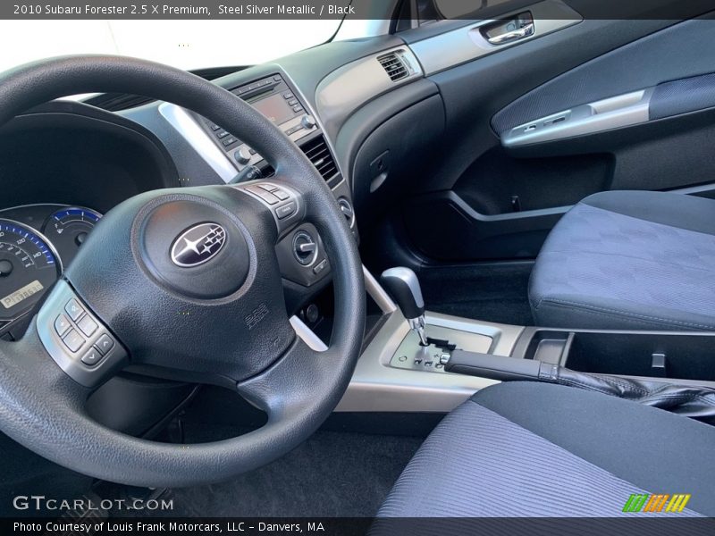 Steel Silver Metallic / Black 2010 Subaru Forester 2.5 X Premium