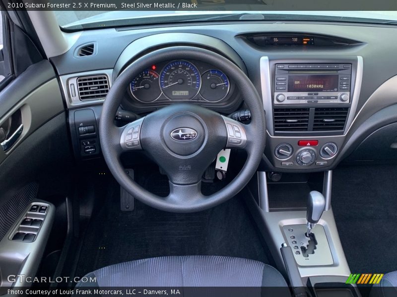 Steel Silver Metallic / Black 2010 Subaru Forester 2.5 X Premium