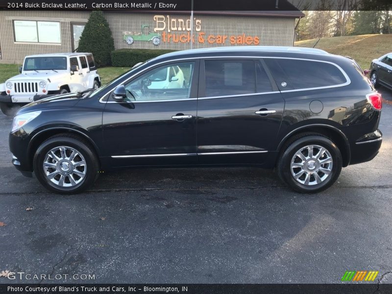 Carbon Black Metallic / Ebony 2014 Buick Enclave Leather