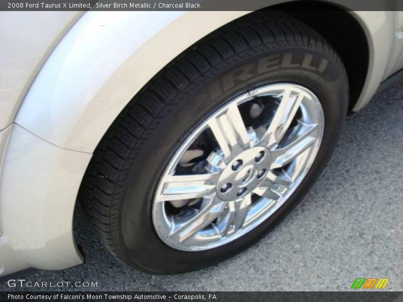 Silver Birch Metallic / Charcoal Black 2008 Ford Taurus X Limited