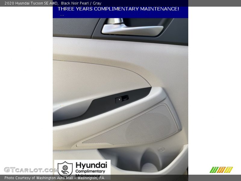 Black Noir Pearl / Gray 2020 Hyundai Tucson SE AWD