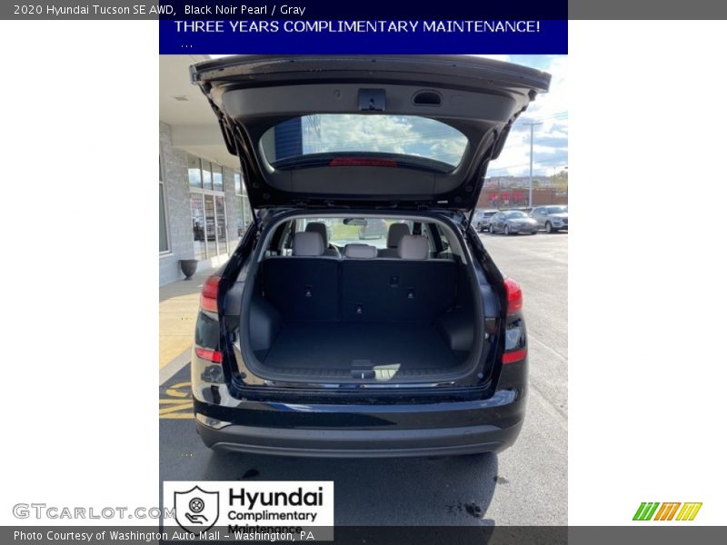 Black Noir Pearl / Gray 2020 Hyundai Tucson SE AWD