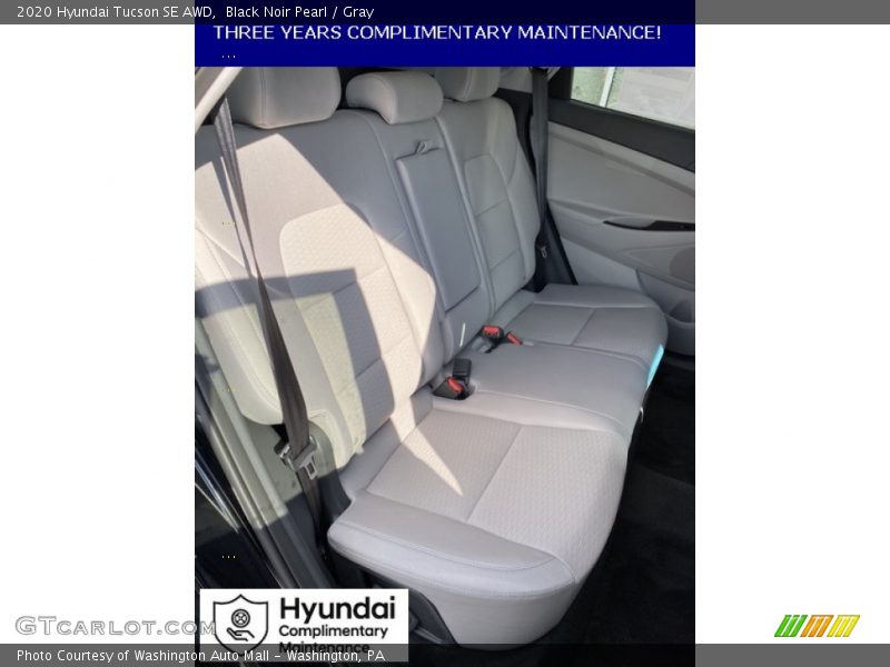 Black Noir Pearl / Gray 2020 Hyundai Tucson SE AWD