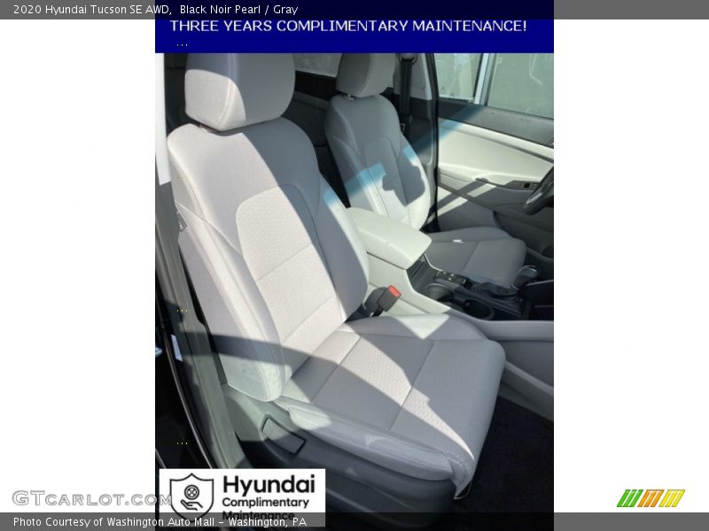 Black Noir Pearl / Gray 2020 Hyundai Tucson SE AWD