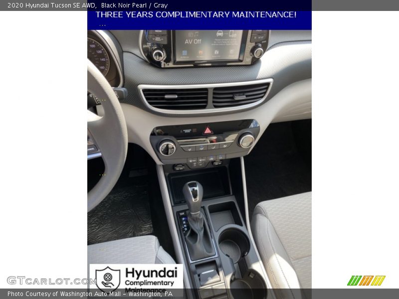 Black Noir Pearl / Gray 2020 Hyundai Tucson SE AWD