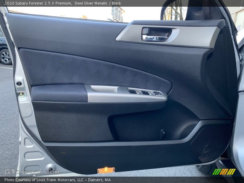 Steel Silver Metallic / Black 2010 Subaru Forester 2.5 X Premium