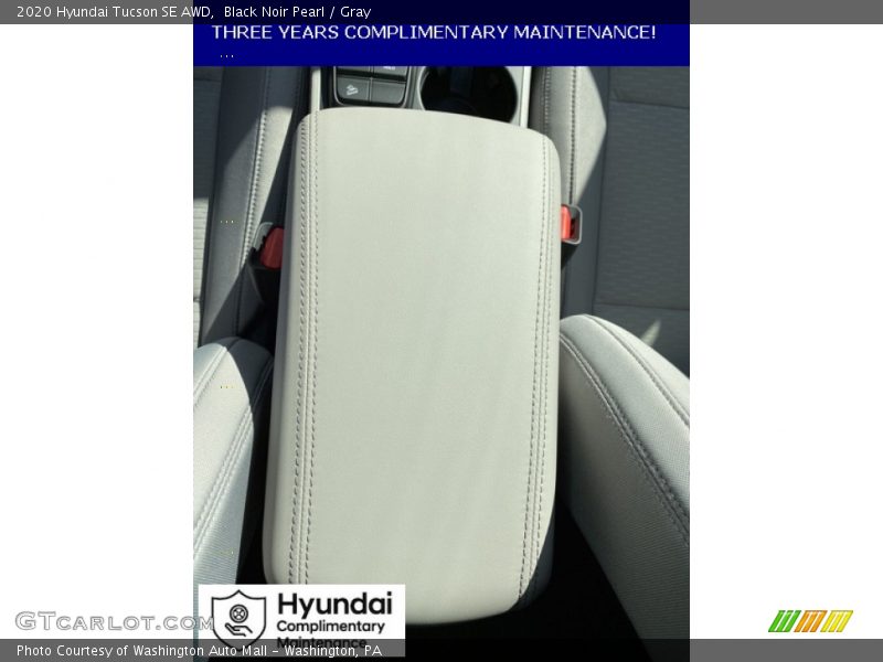Black Noir Pearl / Gray 2020 Hyundai Tucson SE AWD