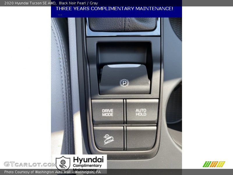 Black Noir Pearl / Gray 2020 Hyundai Tucson SE AWD