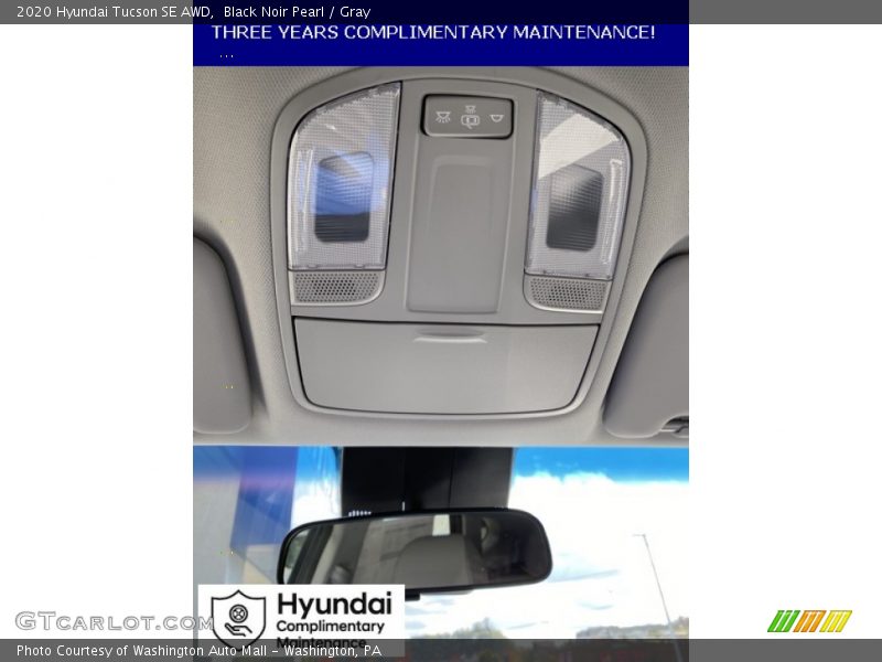 Black Noir Pearl / Gray 2020 Hyundai Tucson SE AWD