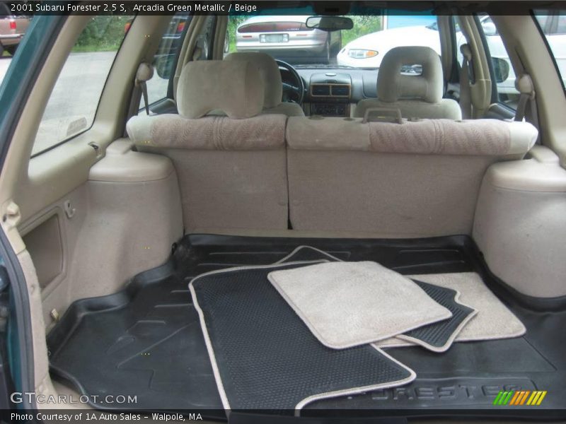 Arcadia Green Metallic / Beige 2001 Subaru Forester 2.5 S