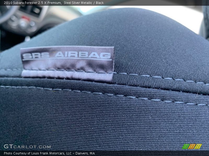 Steel Silver Metallic / Black 2010 Subaru Forester 2.5 X Premium