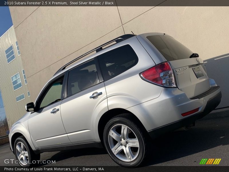 Steel Silver Metallic / Black 2010 Subaru Forester 2.5 X Premium
