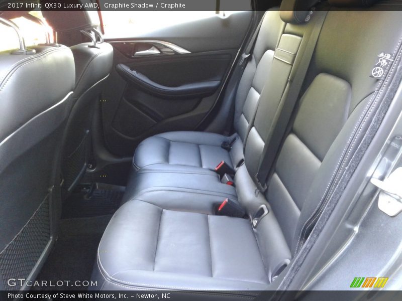 Rear Seat of 2017 QX30 Luxury AWD