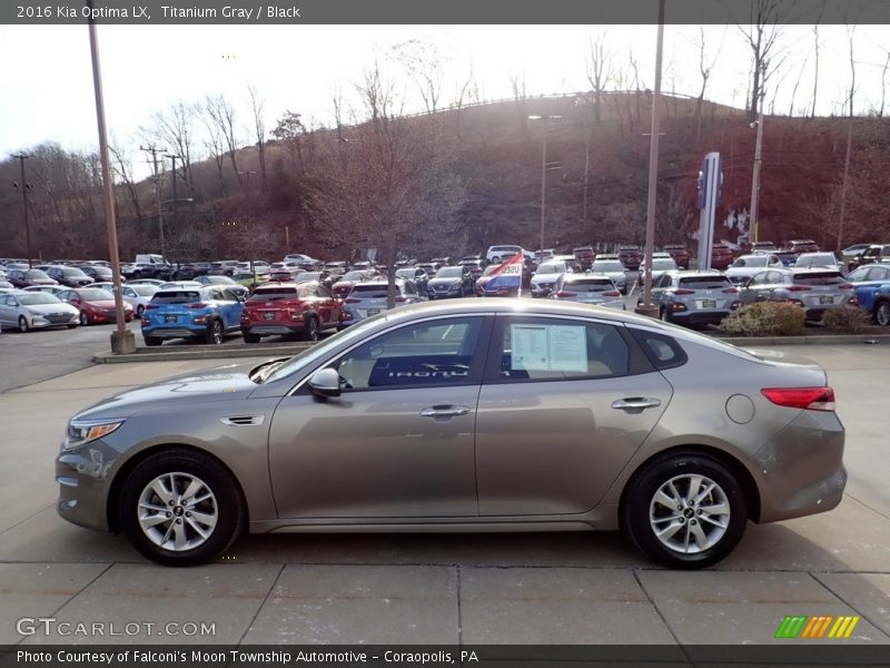 Titanium Gray / Black 2016 Kia Optima LX