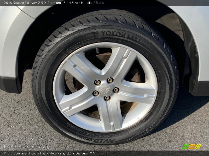 Steel Silver Metallic / Black 2010 Subaru Forester 2.5 X Premium