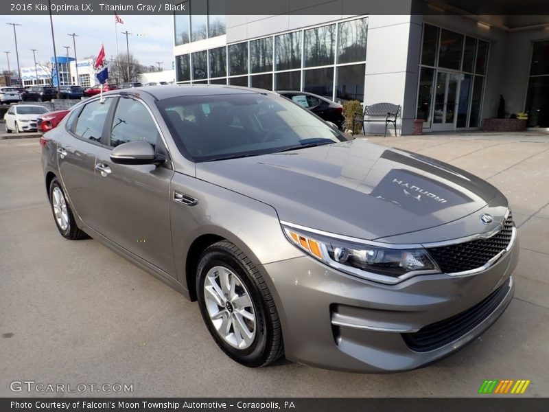 Titanium Gray / Black 2016 Kia Optima LX