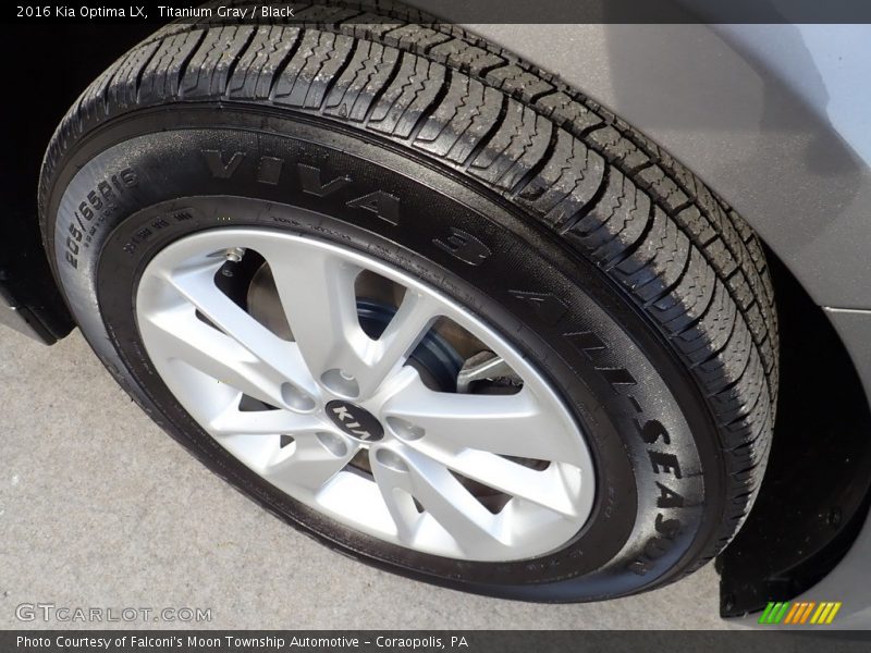 Titanium Gray / Black 2016 Kia Optima LX