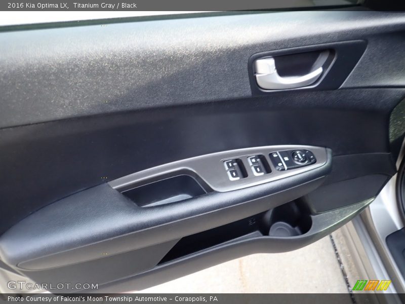 Titanium Gray / Black 2016 Kia Optima LX