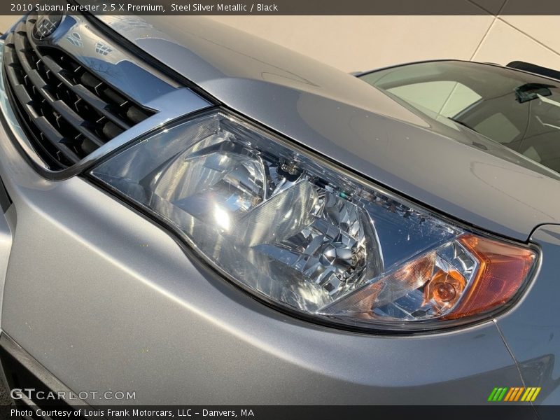 Steel Silver Metallic / Black 2010 Subaru Forester 2.5 X Premium