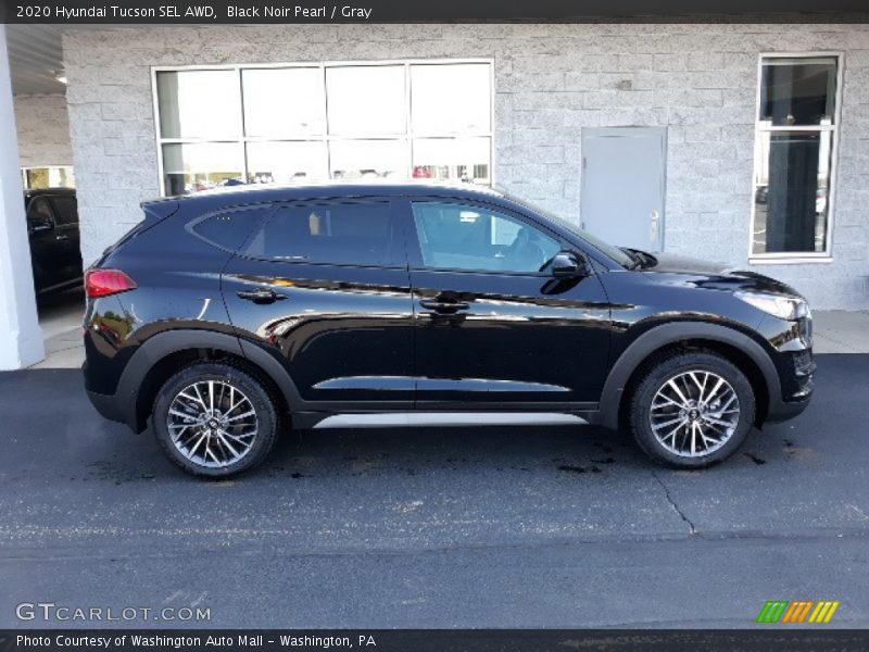 Black Noir Pearl / Gray 2020 Hyundai Tucson SEL AWD