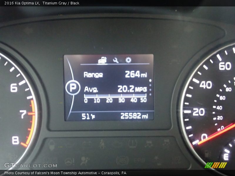 Titanium Gray / Black 2016 Kia Optima LX
