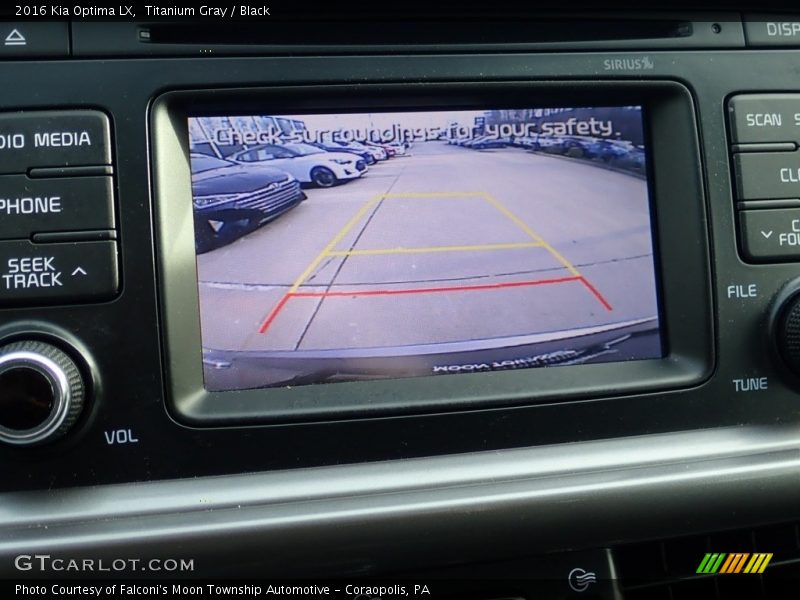 Titanium Gray / Black 2016 Kia Optima LX