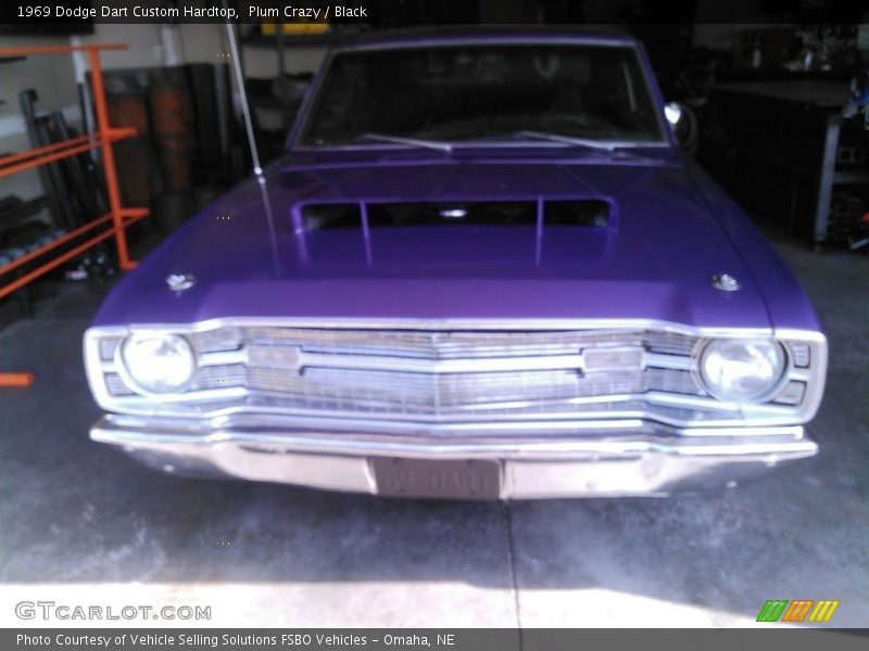 Plum Crazy / Black 1969 Dodge Dart Custom Hardtop