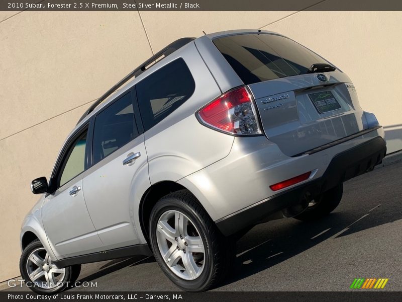 Steel Silver Metallic / Black 2010 Subaru Forester 2.5 X Premium