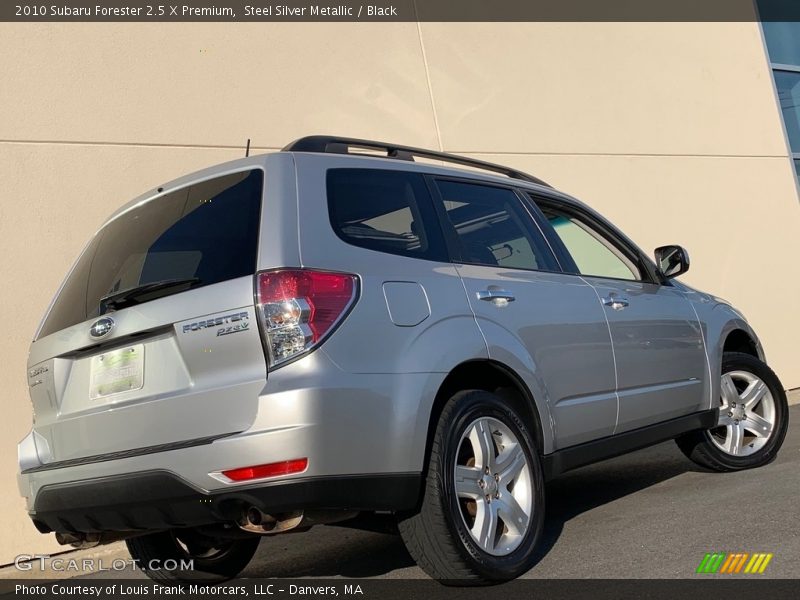 Steel Silver Metallic / Black 2010 Subaru Forester 2.5 X Premium