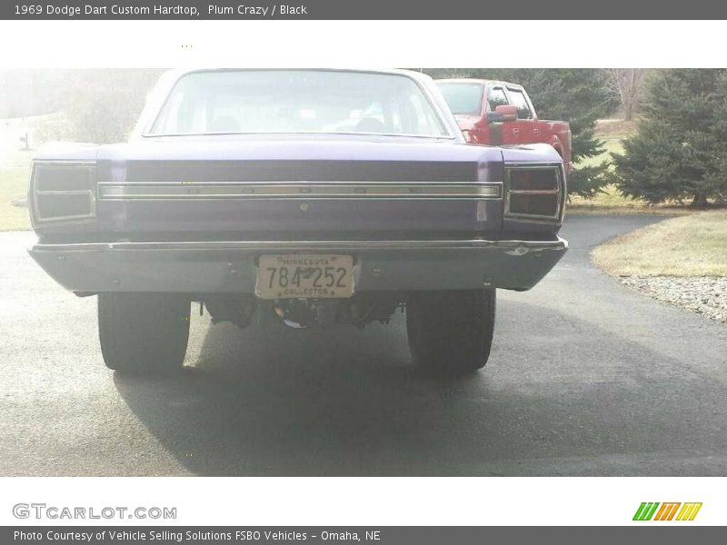 Plum Crazy / Black 1969 Dodge Dart Custom Hardtop