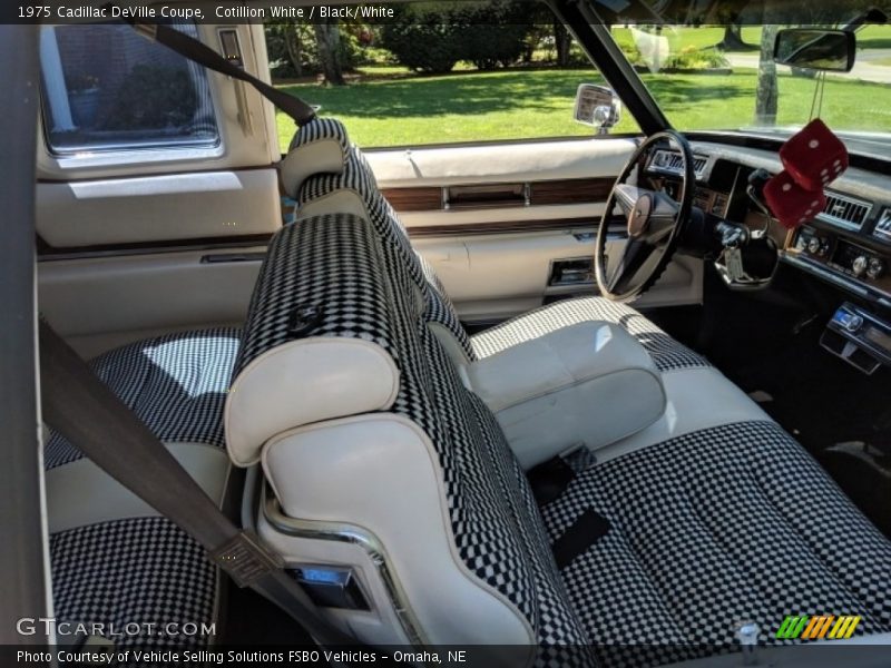Front Seat of 1975 DeVille Coupe