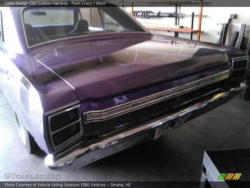 Plum Crazy / Black 1969 Dodge Dart Custom Hardtop