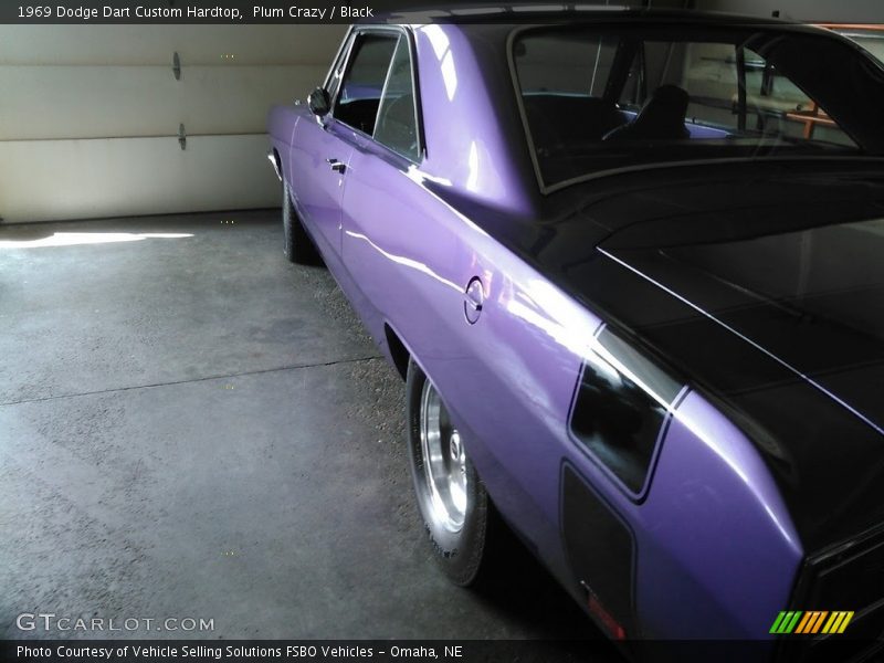 Plum Crazy / Black 1969 Dodge Dart Custom Hardtop