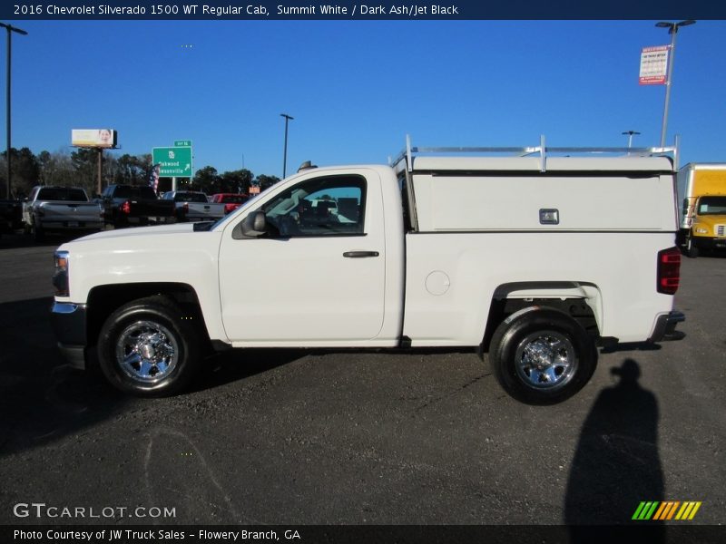 Summit White / Dark Ash/Jet Black 2016 Chevrolet Silverado 1500 WT Regular Cab