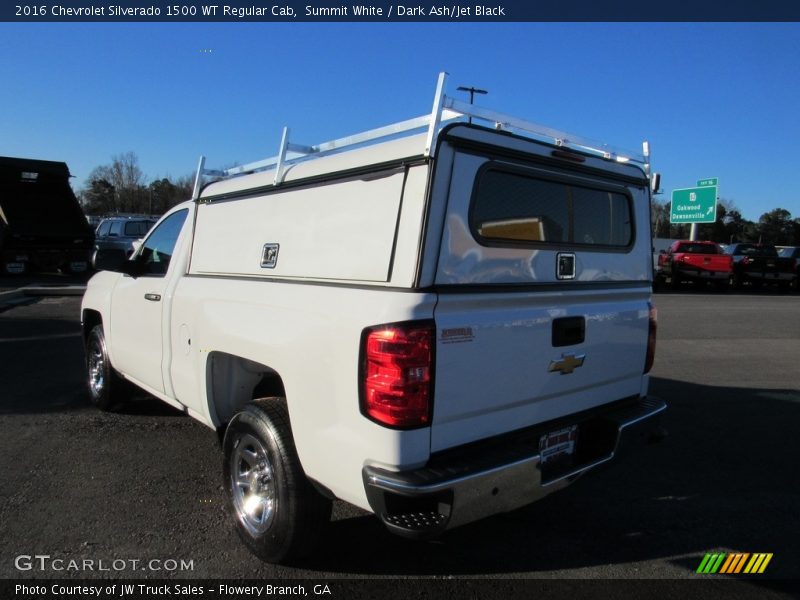 Summit White / Dark Ash/Jet Black 2016 Chevrolet Silverado 1500 WT Regular Cab