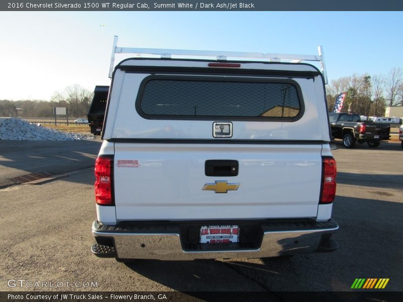 Summit White / Dark Ash/Jet Black 2016 Chevrolet Silverado 1500 WT Regular Cab