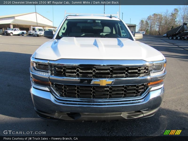 Summit White / Dark Ash/Jet Black 2016 Chevrolet Silverado 1500 WT Regular Cab