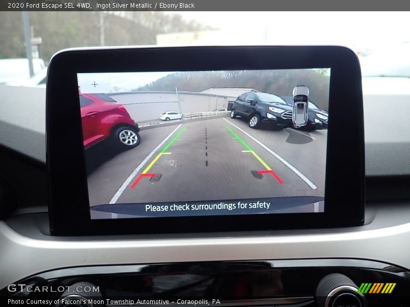 Ingot Silver Metallic / Ebony Black 2020 Ford Escape SEL 4WD