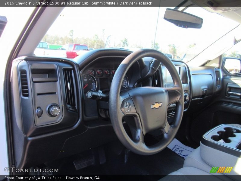 Summit White / Dark Ash/Jet Black 2016 Chevrolet Silverado 1500 WT Regular Cab