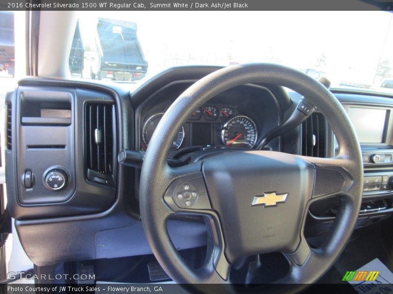 Summit White / Dark Ash/Jet Black 2016 Chevrolet Silverado 1500 WT Regular Cab